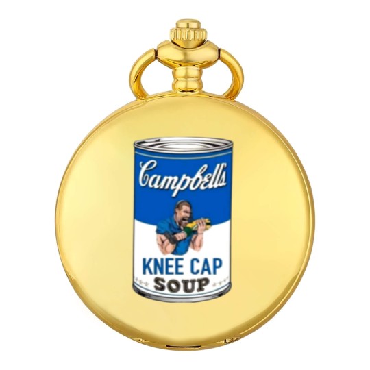 Discover Campbell's Kneecap Soup Graphic Pocket Watches, Dan Campbell's Kneecap Soup Graphic