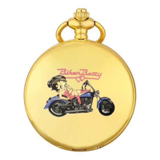 Discover 1993 Biker Betty Boop vintage motorcycle Pocket Watches Pocket Watches