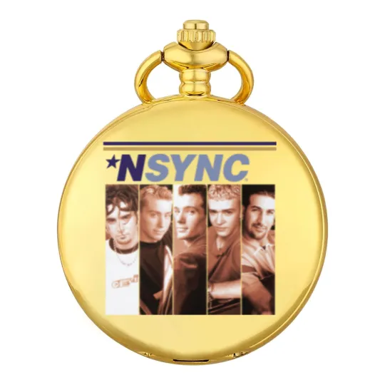 Discover Vintage NSYNC Boxes White Pocket Watches Gift For Men Women S-3XL