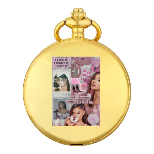 Discover Vintage Ariana Grade Pocket Watches, Music Concert Graphic Pocket Watches