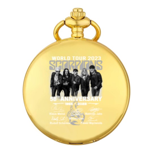 Discover 58TH ANNIVERSARY Scorpions world tour 2023 Pocket Watches, Scorpions Pocket Watches