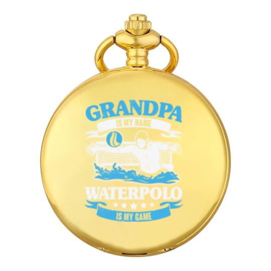 Discover Grandpa Is My Name Waterpolo Is My Game Pocket Watches