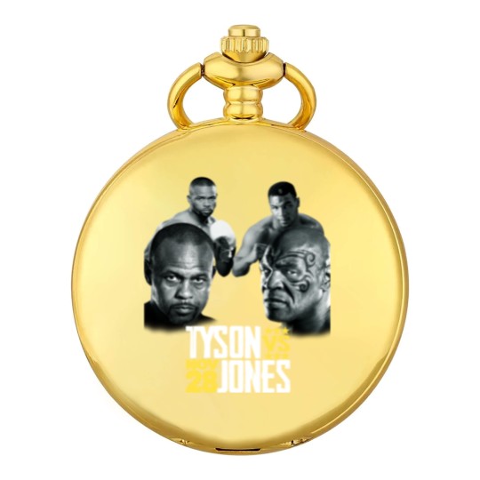 Discover Mike Tyson vs Roy Jones JR. Pocket Watches Boxing Legends Super Fight Men's Pocket Watches New
