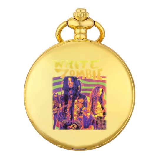 Discover Vintage Style White Zombie Band Pocket Watches