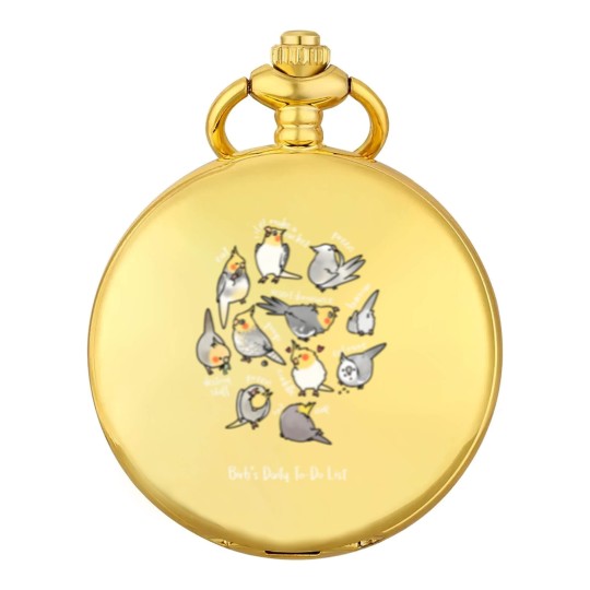 Discover Cockatiel'S Daily To-Do List Pocket Watches