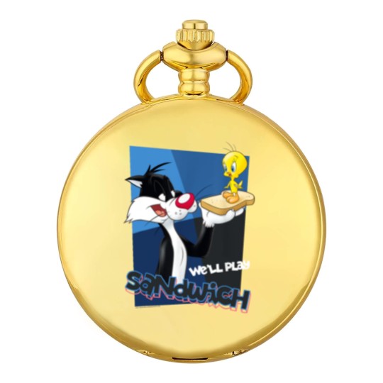 Discover Tweety Bird Pocket Watches Looney Tunes Sylvester Tweety Sandwich