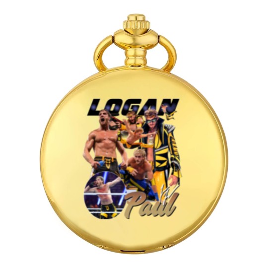 Discover Vintage 90s Graphic Style Logan Paul Pocket Watches, Logan Paul Vintage Pocket Watches Professional Wrestler Gift
