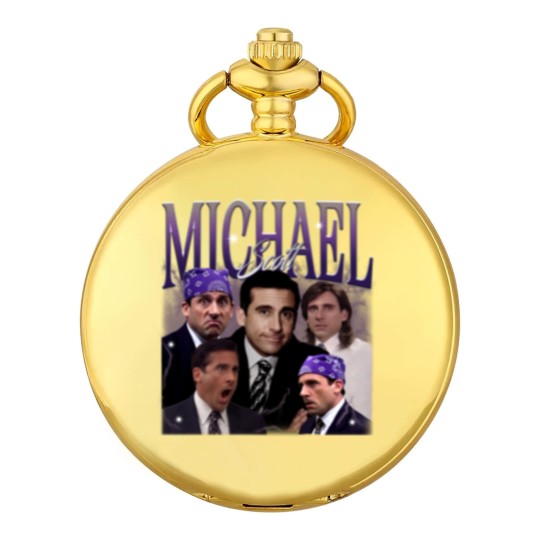Discover Retro Michael Scott Pocket Watches, Limited Michael Scott Vintage Pocket Watches, Michael Scott Gift