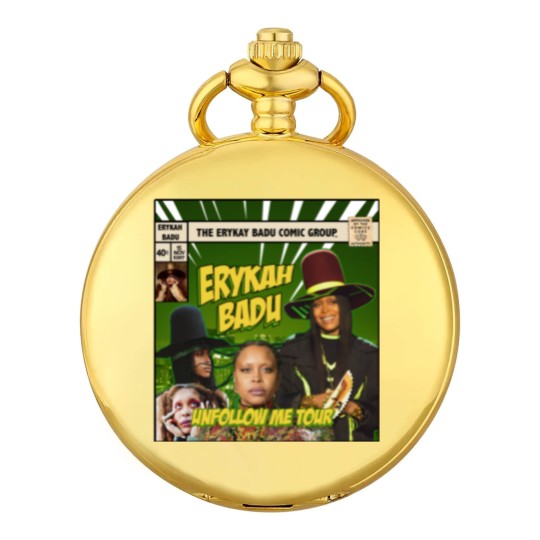 Discover Erykah Badu Comic Pocket Watches, Erykah Badu Bootleg Pocket Watches, Erykah Badu Pocket Watches