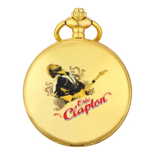 Discover Vintage Y2K Eric Clapton Guitar Band Pocket Watches Pocket Watches