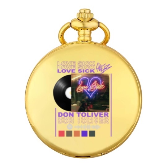 Discover Don Toliver Rap Pocket Watches, Love Sick Album 90s Y2K Merch Vintage Hiphop