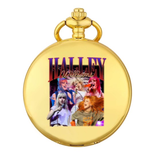 Discover Paramore Rock Band 2023 Vintage Pocket Watches, HAYLEY Williams Homage Pocket Watches