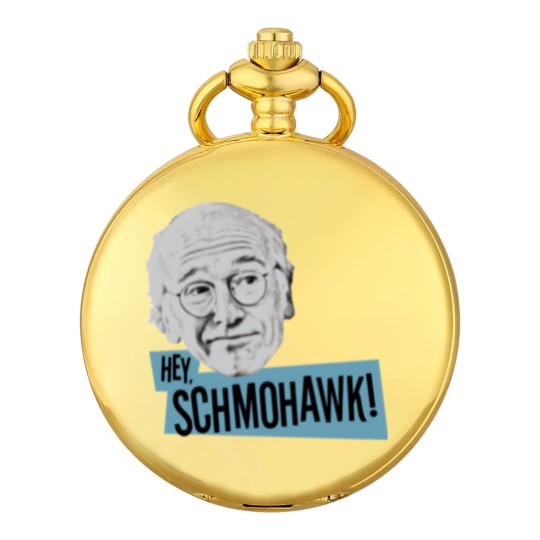 Discover Larry David Curb Your Enthusiasm "Schmohawk"funny Pocket Watches
