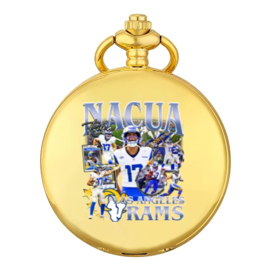 Discover Vintage 90s Graphic Style Puka Nacua Pocket Watches Football Pocket Watches