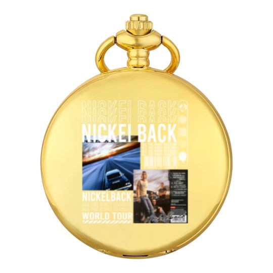Discover Nickelback Music Pocket Watches, Merch Vintage Get Rollin' Tour 2023 Pocket Watches