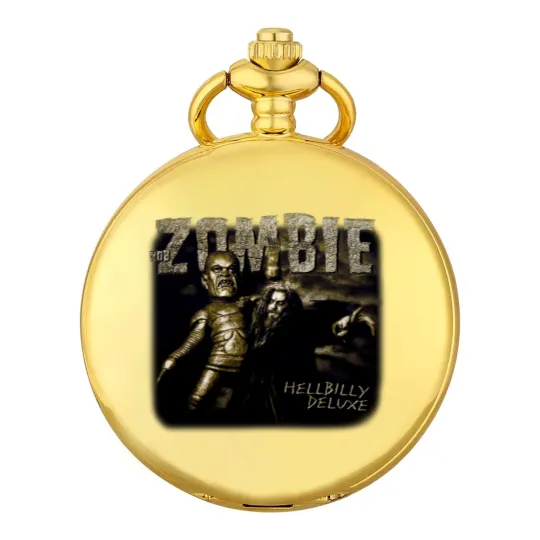 Discover Vintage Rob Zombie Pocket Watches Hellbilly 1998 1999 Tour Rock Band Large