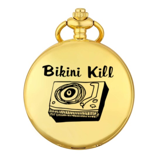 Discover Bikini Kill Logo - Black Pocket Watches