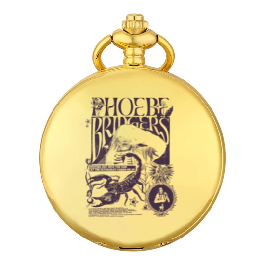 Discover Phoebe Bridgers I Know The End Punisher Merch Lyric Pocket Watches