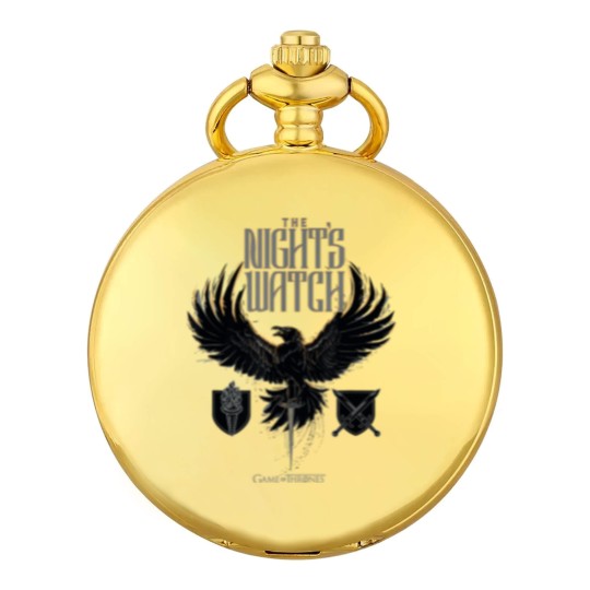 Discover Game Of Thrones The Nights Watch Black Pocket Watches