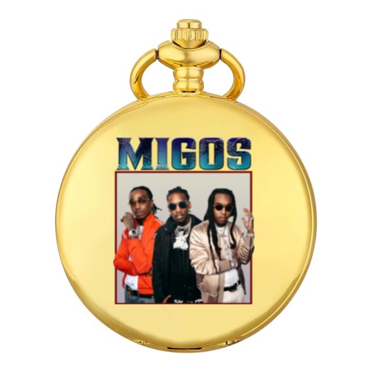 Discover Migos Vintage Raptee Pocket Watches - Migos Pocket Watches, Migos Tour, Takeoff Pocket Watches, Music Pocket Watches, Gift for Fan