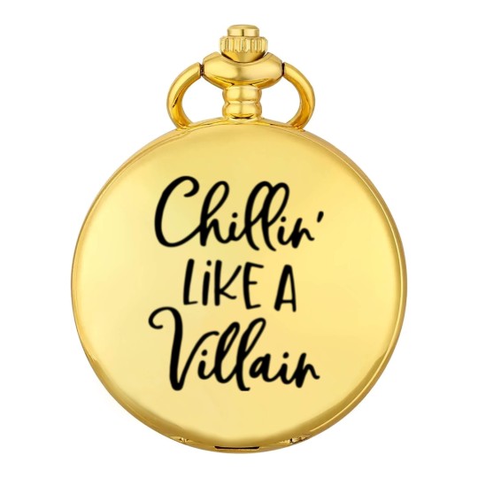 Discover Chillin Like A Villian Pocket Watches