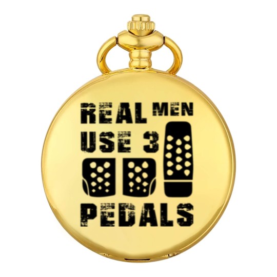 Discover Real men use 3 pedals Pocket Watches