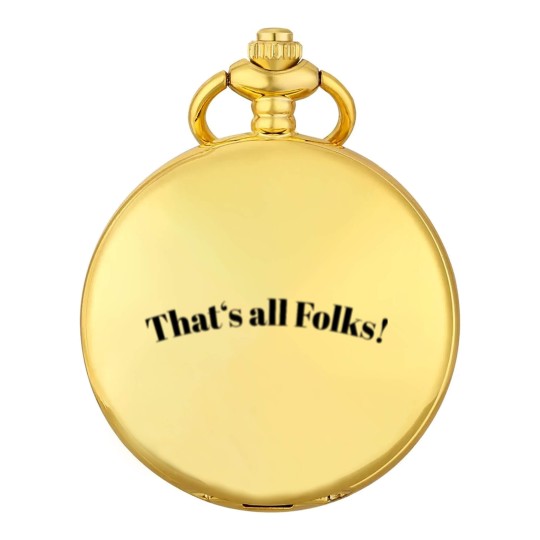 Discover That's All Folks Pocket Watches