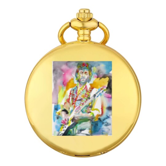 Discover ERIC CLAPTON watercolor portrait .2 - Eric Clapton - Pocket Watches