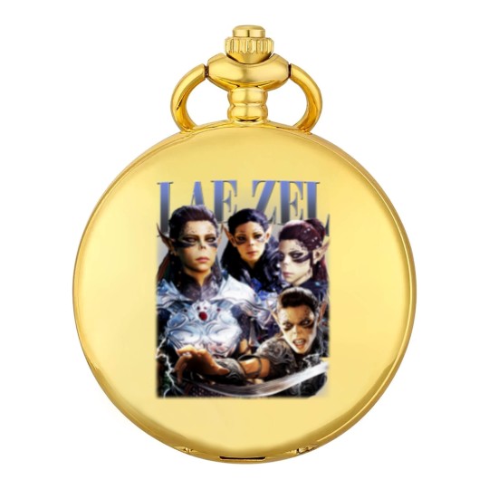 Discover Vintage 90s Style Lae'zel - Baldurs Gate 3 Gift For Fan Unisex Pocket Watches S-5XL