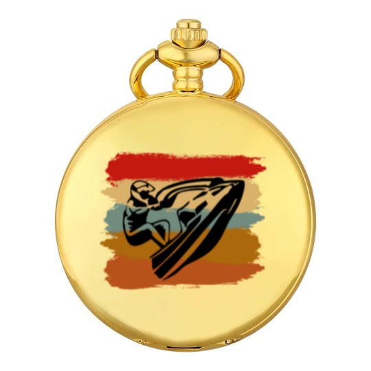 Discover Jetski Seadoo Retro Art Gift Pocket Watches