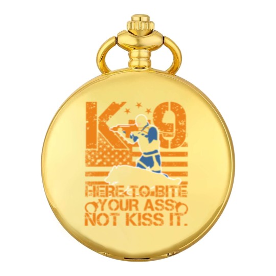 Discover K9 Police Officers Law Enforcement Pocket Watches