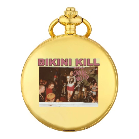 Discover Vintage 90s Bikini Kill Pocket Watches, Bikini Kill Rock Band Pocket Watches,