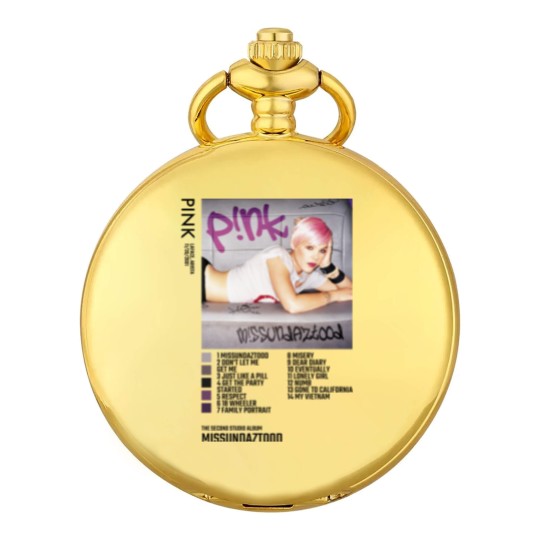 Discover Pink Missundaztood Album Pocket Watches