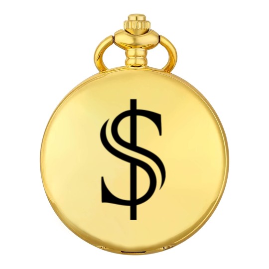 Discover Dollar Sign Money Cash Pocket Watches