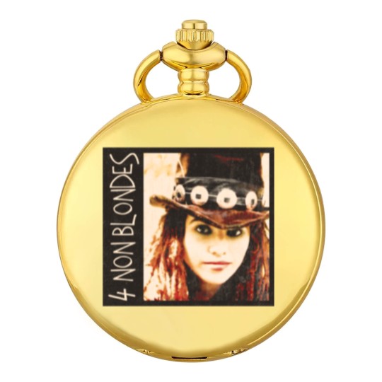 Discover 4 non blondes grunge vintage look alternative rock Pocket Watches design Pocket Watches