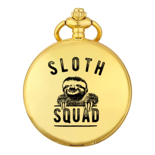 Discover Sloth Squad Pocket Watches. Sloth Pocket Watches. Sloth Gifts. Sloth Birthday