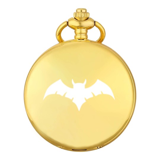 Discover Owlman Logo - White Pocket Watches