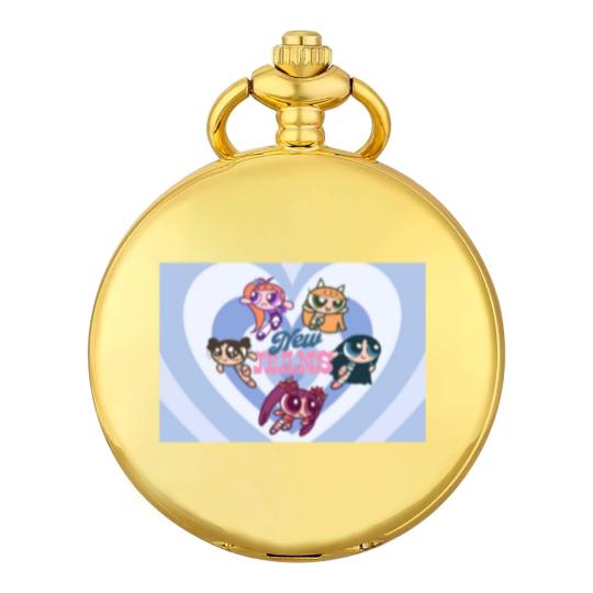 Discover NewJeans Powerpuff Girls Heart Pocket Watches