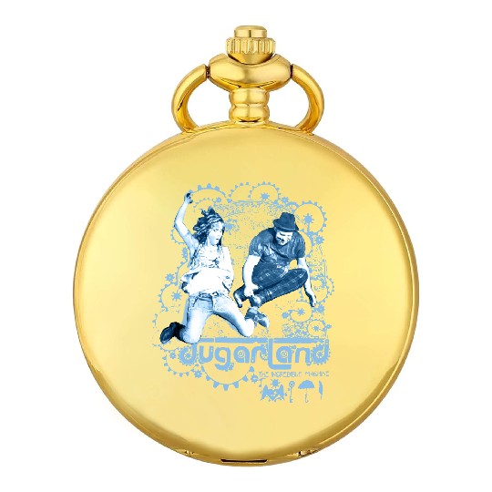 Discover Sugarland tour navy Pocket Watches large Pocket Watches
