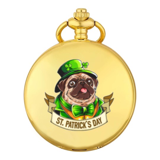 Discover St. Patrick's Day Pug Pocket Watches