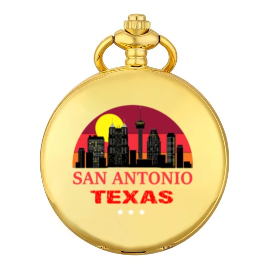 Discover Vintage San Antonio USA Souvenir Pocket Watches