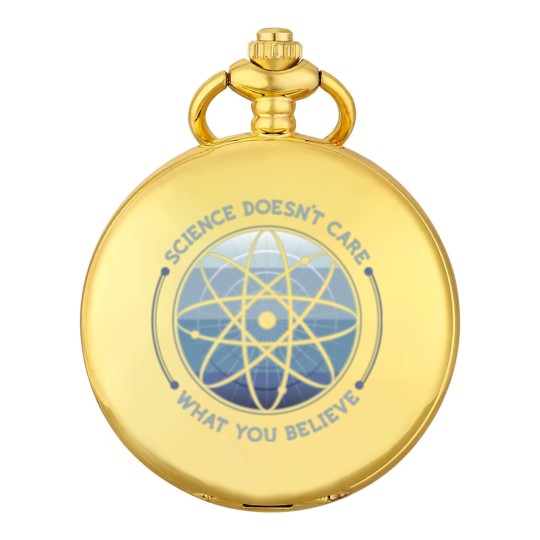 Discover Science Doesn't Care Pocket Watches