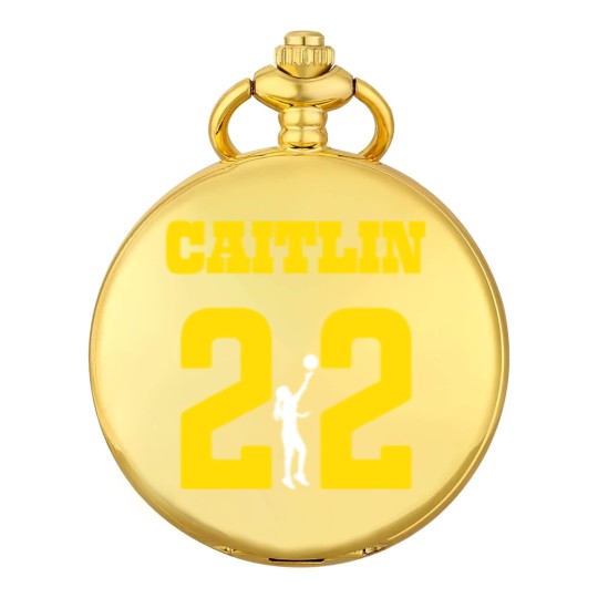 Discover Caitlyn Clark 22 Iowa Girls And Boys Pocket Watches