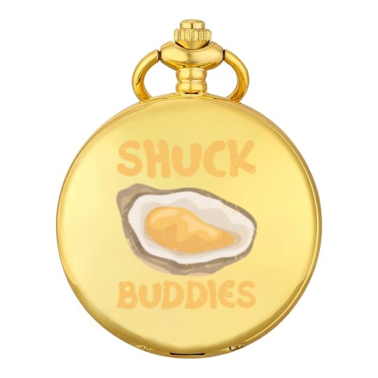 Discover Shuck Buddies Seafood Lover Seas Mollusc Animal Oyster 21 Pocket Watches