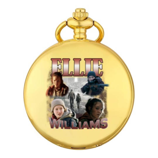 Discover Ellie Williams Pocket Watches, Bella Ramsey TLOU Pocket Watches, Joel and Ellie TLOU Pocket Watches, Narco Pedro Pascal Fans