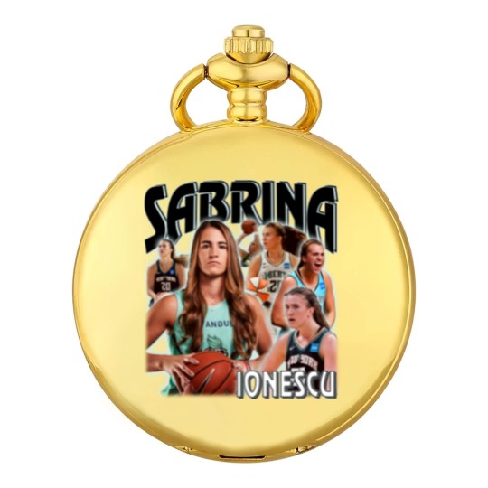 Discover Sabrina Ionescu Pocket Watches, Vintage x Bootleg Style Rap Pocket Watches Retro Pocket Watches, Christmas Gifts