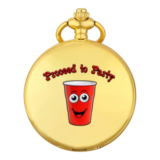 Discover Red Solo Cup - Proceed to Party Pocket Watches