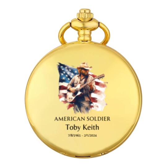 Discover Toby Keith American soldier Pocket Watches