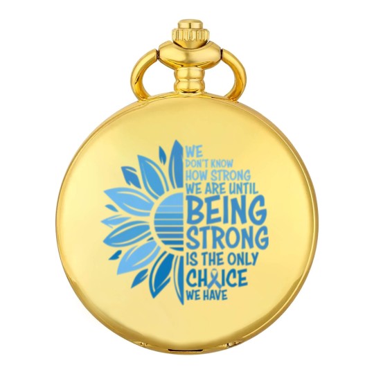 Discover Colon Cancer Awareness Pocket Watches, Cancer Ribbon Graphic Tees