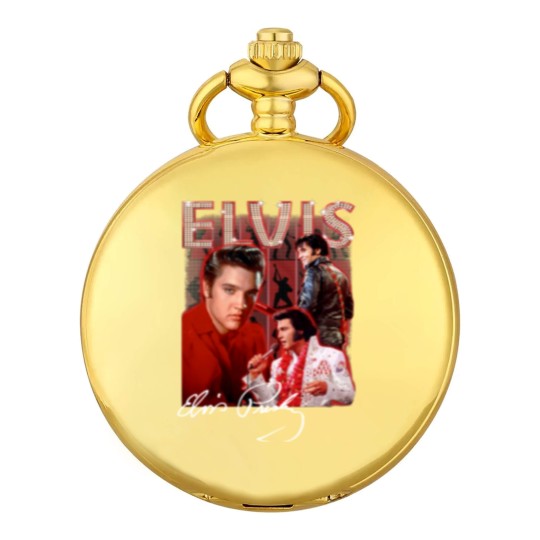 Discover 80s Elvis Presley Short Sleeve Gift Fans Black Allsizes S-5Xl Unisex Pocket Watches